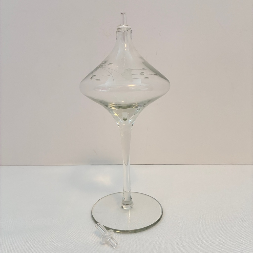 Princess House Heritage Crystal Oil Lamp #416